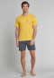 Long boxer jersey grijs-curry patroon - Mix+Relax