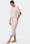 Loungehose 3/4-lang Modal Bündchen Punkte powder pink - Mix+Relax