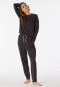 Loungebroek lang interlock antraciet - Mix+Relax