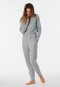 Lounge pants long interlock heather gray - Mix & Relax