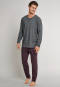 Loungehose lang Jersey rotbraun - Mix & Relax Cotton Modal