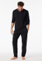 Lounge pants long jersey black - Mix + Relax