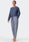 Pantalon de détente long poignets en modal noir - Mix + Relax