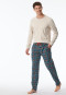 Lounge pants long Organic Cotton chequered multi-colored - Mix+Relax