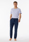 Pantalon d'intérieur long coton bio lilas imprimé - Mix+Relax