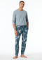 Loungehose lang Organic Cotton mehfarbig gemustert - Mix+Relax