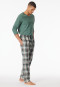 Loungehose lang Webware Organic Cotton Karos mehfarbig - Mix+Relax