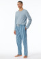 Loungehose lang Webware Organic Cotton Streifen mehrfarbig - Mix+Relax
