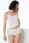 Midi briefs fine rib white - Luxury