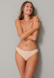 Mini panty 3-pack organic cotton sand - 95/5