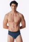 Minislip met patroon, diepblauw - Comfort Fit