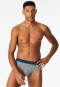 Mini briefs Organic Cotton patterned silver - Comfort Fit