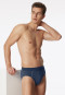 Mini Slip in cotone biologico con piping admiral - Comfort Fit