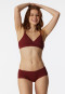 Slip dubbelrib biologisch katoen terracotta - Pure Rib