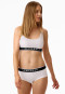 Culotte à double côtes coton bio blanc - Pure Rib