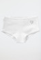 Panty fijnrib wit - Ajourée