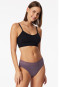 Periodenslips Rio 2er-Pack Spitze schwarz/ mauve - SCHIESSER Care
