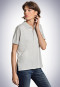 Short-sleeved polo shirt, heather gray - Revival Carla