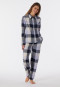 Pyjama lang flanel biologisch katoen geruit veelkleurig - Selected! Premium