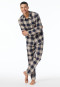 Pyjama Webware Flanell natur kariert - Selected Premium Warming