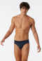 Rio bikini briefs fine interlock patterned midnight blue/white - Fine Interlock