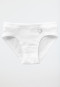 White fine rib ajourée Rio panty - Original Classics