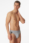 Rio briefs 3-pack organic cotton stripes heather gray - 95/5