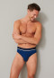 Confezione da 3 slip Rio in cotone biologico con elastico in vita blu / nero - 95/5