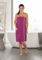 Sauna-handdoek drukknopen fuchsia - SCHIESSER Home