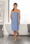 Sauna towel snaps light blue - SCHIESSER Home