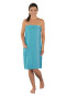 Sauna towel snaps turquoise - SCHIESSER Home