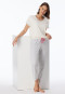 Pyjama 7/8 long coton bio crème - Casual Nightwear