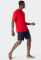 Pajamas short breast pocket circles red - Essentials Nightwear