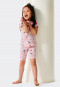 Schlafanzug kurz Feinripp Organic Cotton Traumtiere rosa - Girls World
