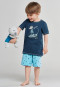 Pyjama short Hawaii Rat Surfer Palms bleu foncé - Rat Henry