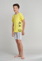Pajamas short jersey crew neck city yellow - City Wanderer