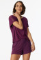 Pigiama corto in pizzo modal, prugna - Sensual Premium