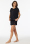 Pajamas short modal lace black - Sensual Premium