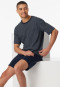 Pajamas short midnight blue patterned - Comfort Essentials