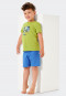 Short pajamas organic cotton rat camping lime - Rat Henry