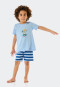 Schlafanzug kurz Organic Cotton Ratte Fischer Ringel air - Rat Henry
