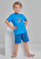 Pyjama court Organic Cotton Voiture de course bleu - Boys World