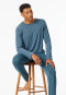 Long pyjamas atlantic blue - Long Life Soft