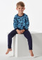 Pajamas long cuffs construction site vehicles light blue - Boys World