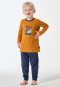 Pyjamas long pyjamas cuffs Dino curry - Kids Nightwear