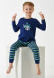 Pyjamas long cuffs shark dark blue - Casual World