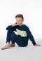 Pyjama lange manchetten nachtblauw - Teens Nightwear