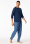 Schlafanzug lang dunkelblau - Casual Essentials