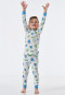 Pyjama lange kikkers gebroken wit - Natural Love