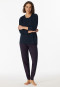 Pajamas long midnight blue - Comfort Essentials